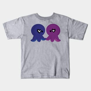 Octopus Valentines Kids T-Shirt